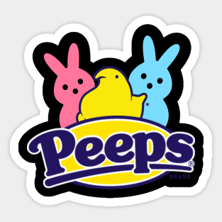 Hanging With My Peeps Easter Sticker